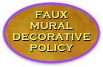 faux mural  decorative policy